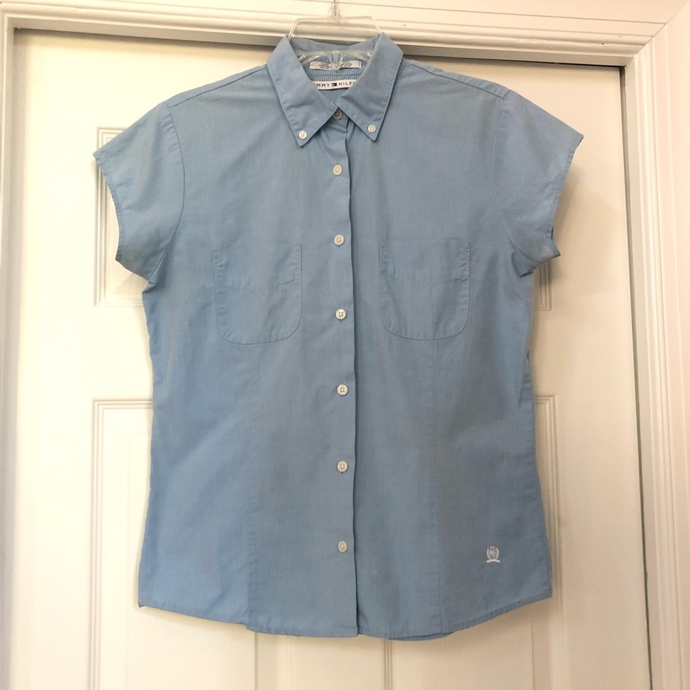 Tommy Hilfiger Button Up Shirt with Crest Logo